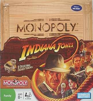 Monopoly Indiana Jones Edition モノポリー Amazon.com: Hasbro Gaming Monopoly Indiana Jones Game